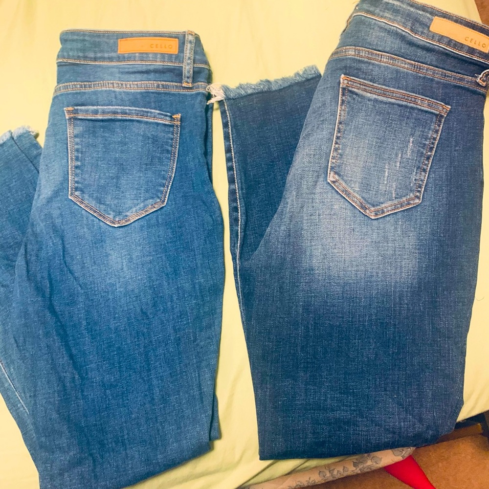 Two pairs of Cello jeans size 29